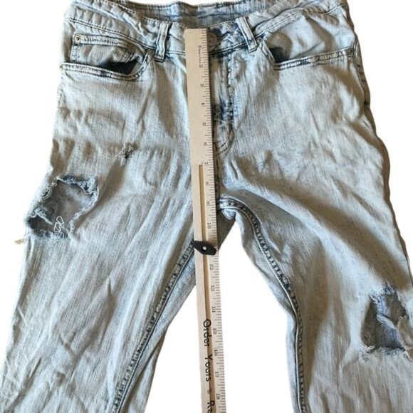 Original Use Distressed Light Wash Mens Size 30 Jeans - Picture 3 of 10